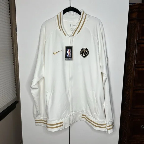 Nike Denver Nuggets 2023 NBA Champions Athletic Jacket Mens XL FZ1593-100 NEW - Picture 1 of 3